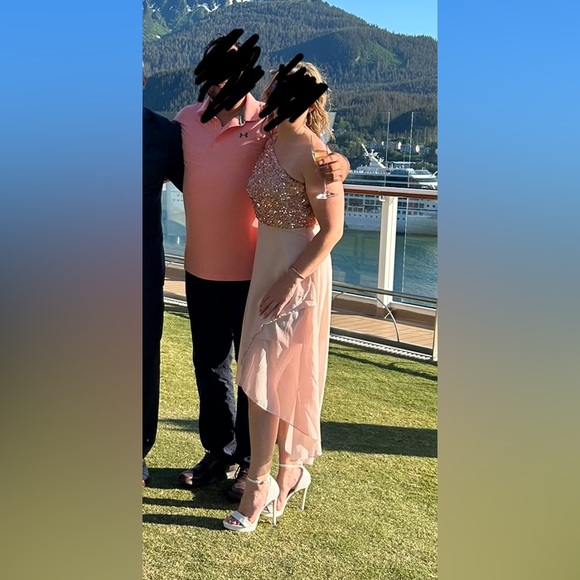 SHEIN formal one shoulder dress size medium - Picture 3 of 3